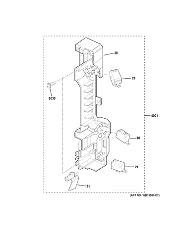 Latch board parts