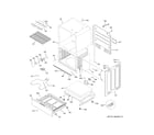 GE JS645EL3ES body parts diagram