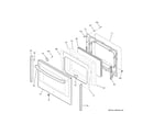 GE PCB980SJ5SS lower door diagram