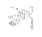 GE PK7500BL6TS upper oven diagram