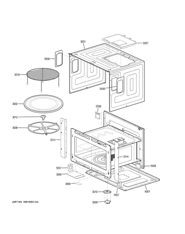 Oven cavity parts