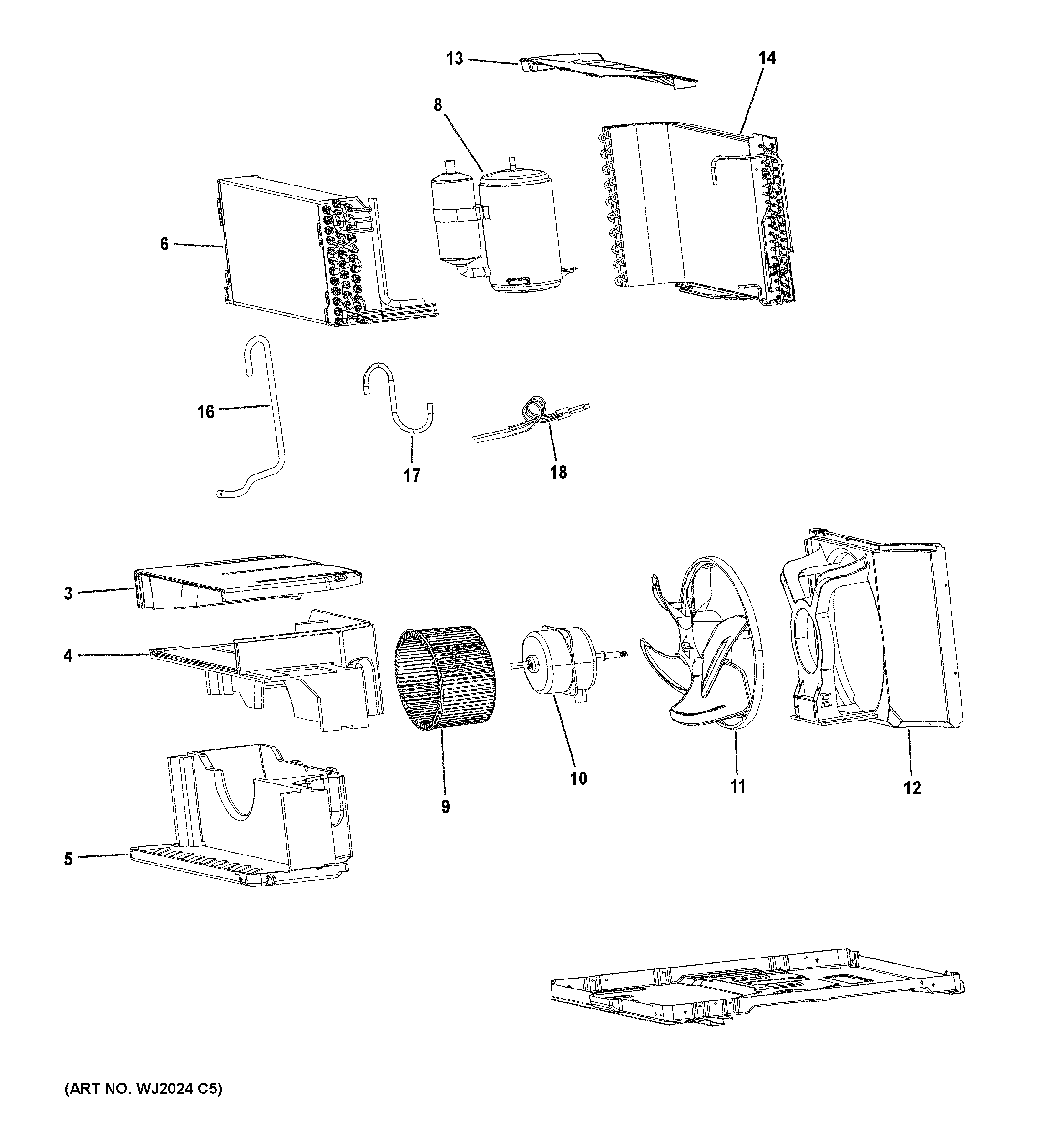 Base pan & unit parts