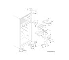 Hotpoint HPS18GTMNRWW fresh food section diagram