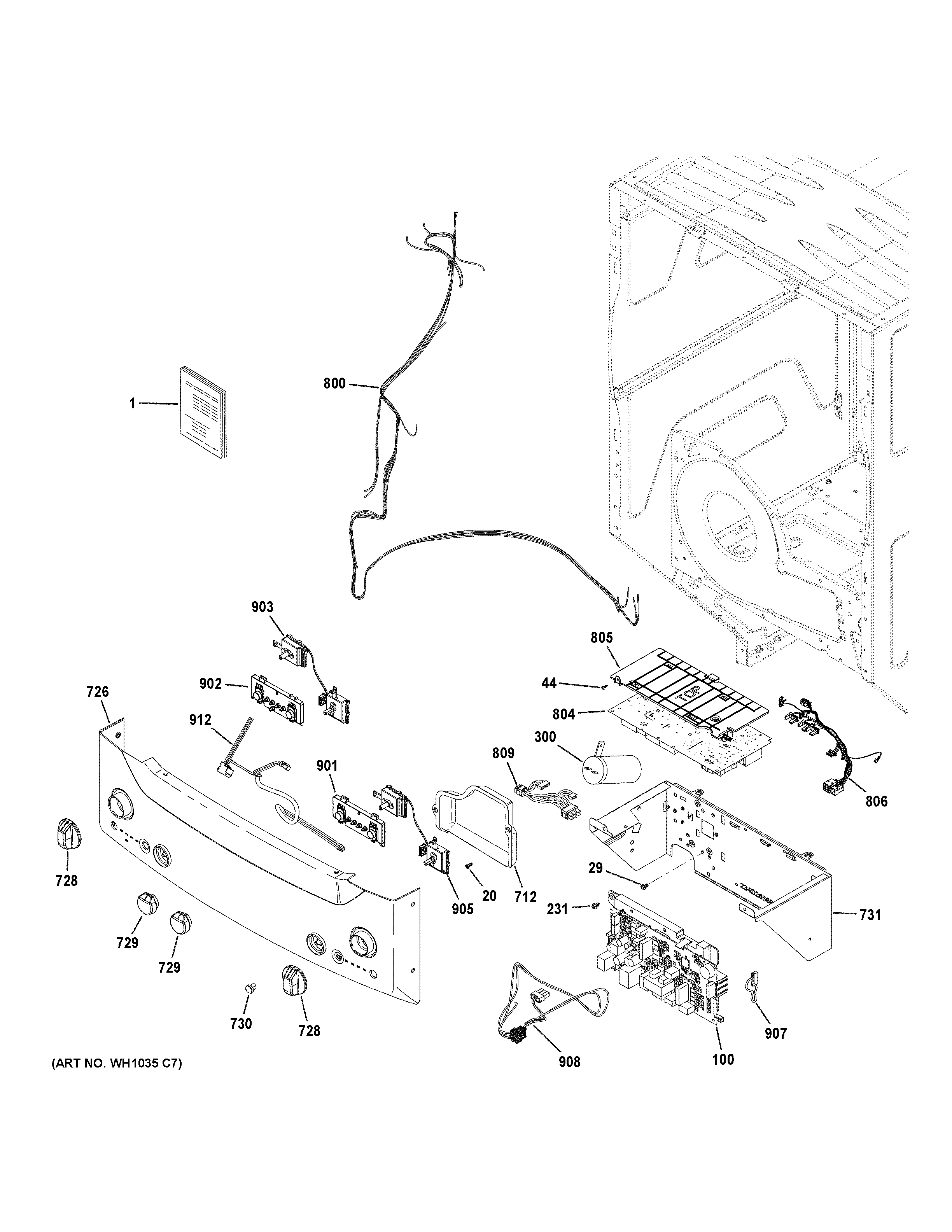 Controls & backsplash