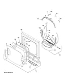 Dryer front panel & door