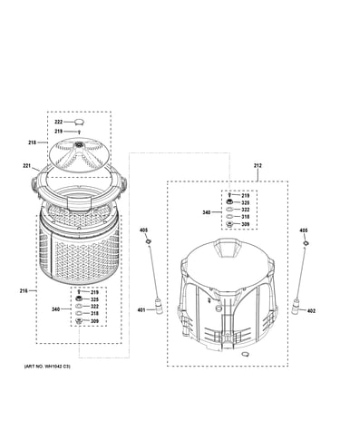 Tub & basket assembly