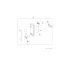 GE PEB7227DL1BB control parts diagram