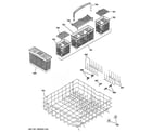 GE ZBD7920D00SS lower rack assembly diagram
