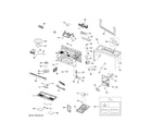 GE DVM7195FL1DS oven cavity parts diagram