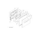 GE JRP28SK4SS lower door diagram