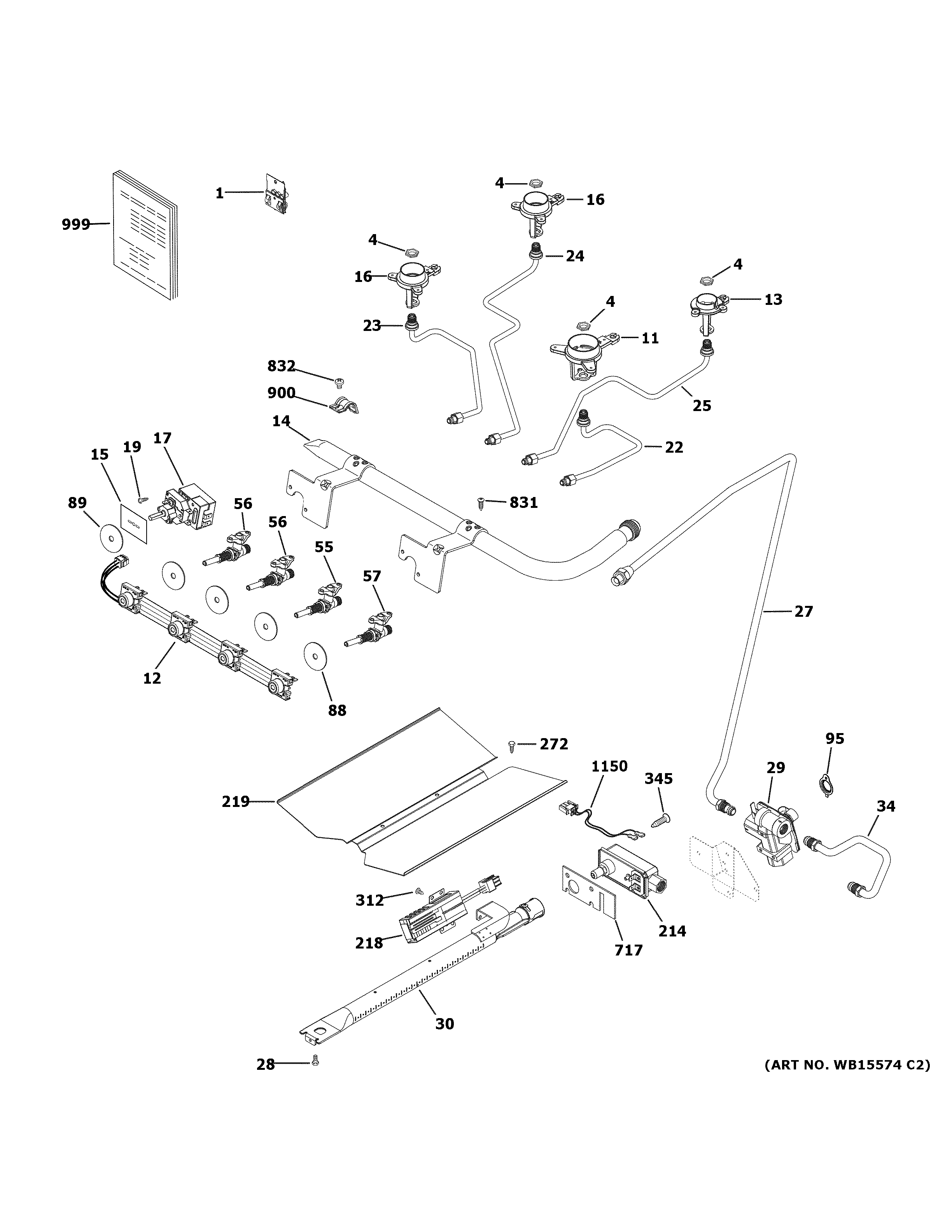 Gas & burner parts