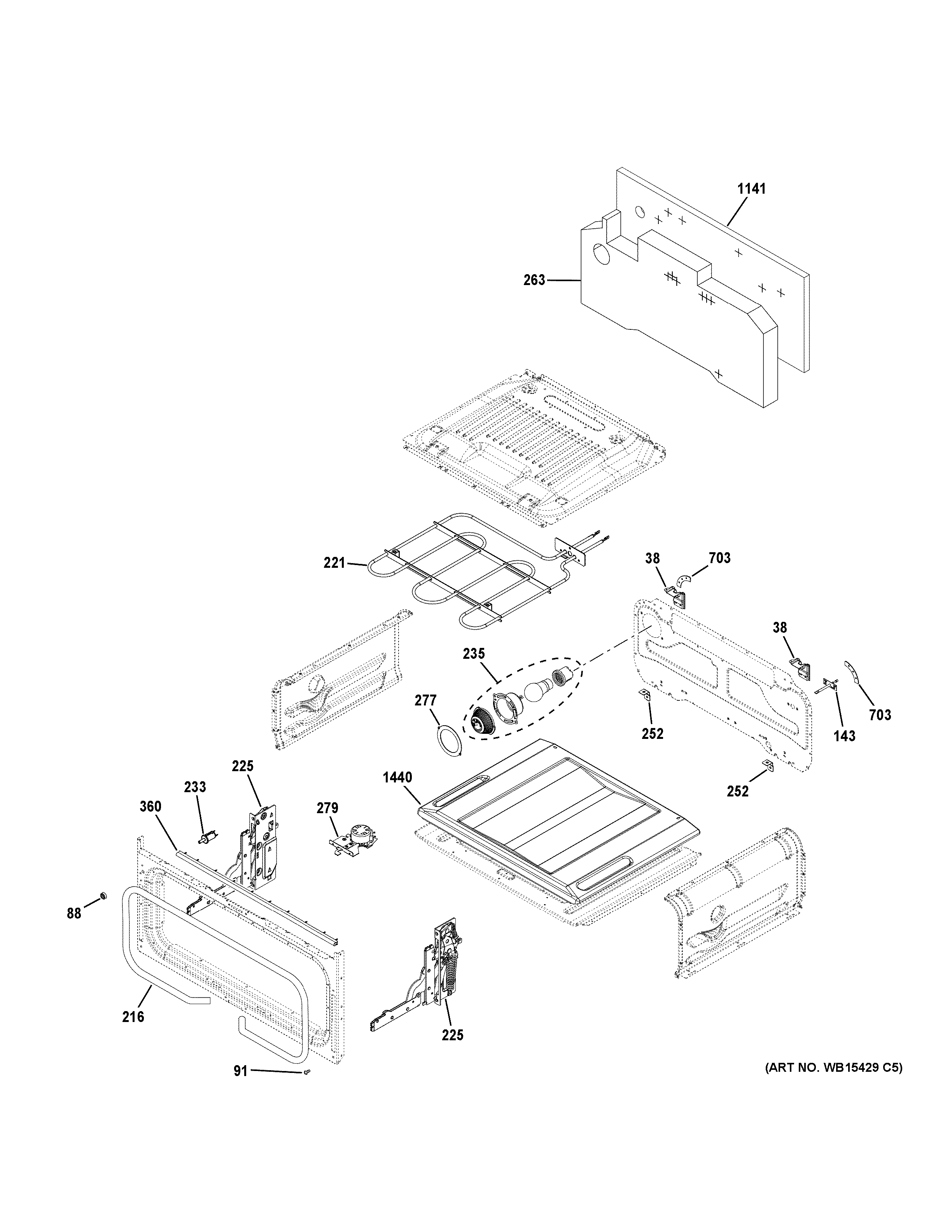 Upper oven