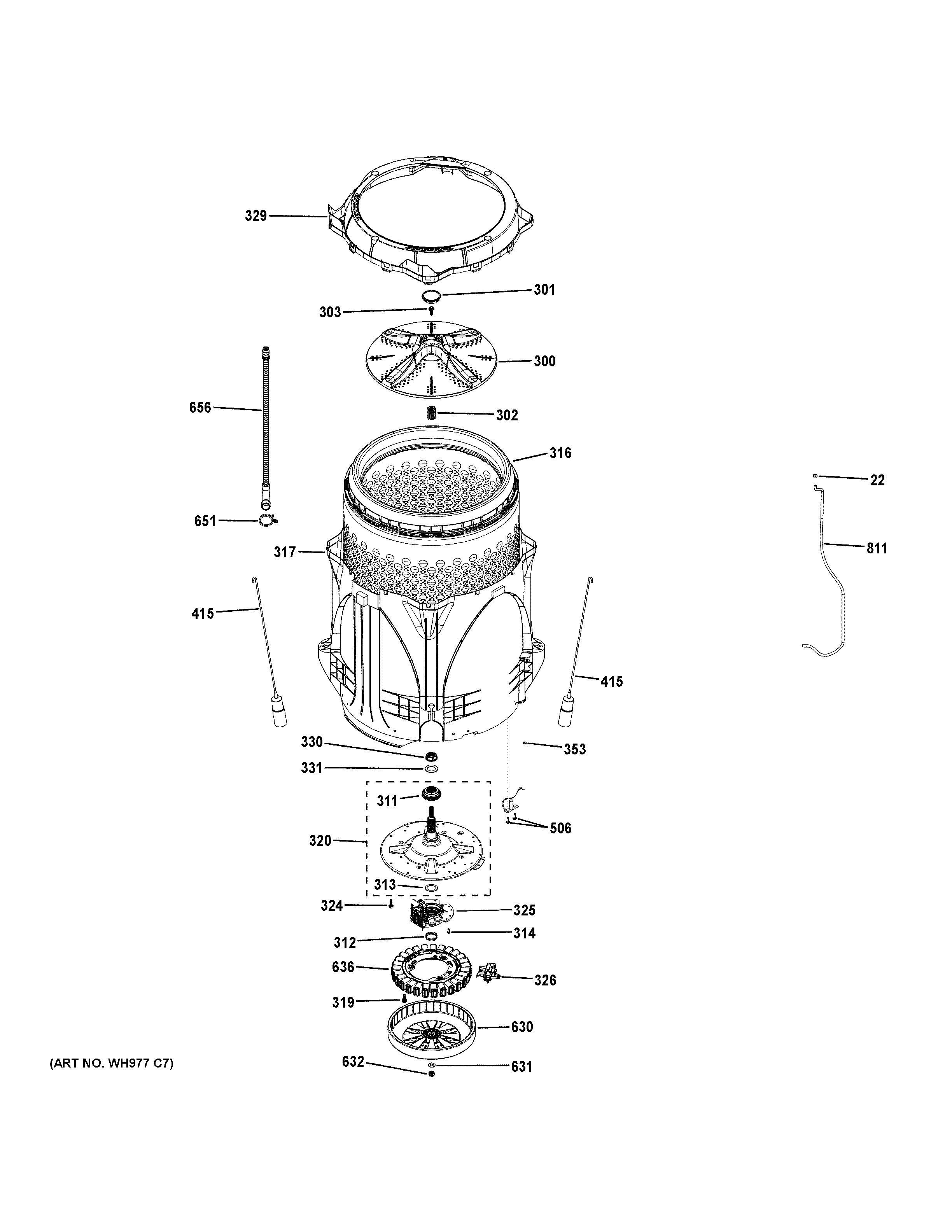 TUB & MOTOR