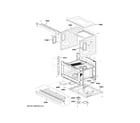 GE CSB913M2N1S5 oven cavity parts diagram