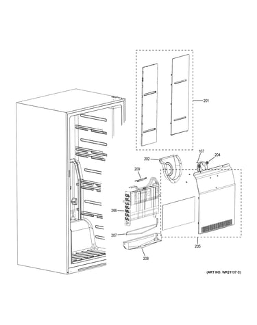 Freezer section