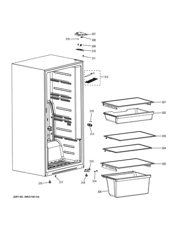 Cabinet & shelves
