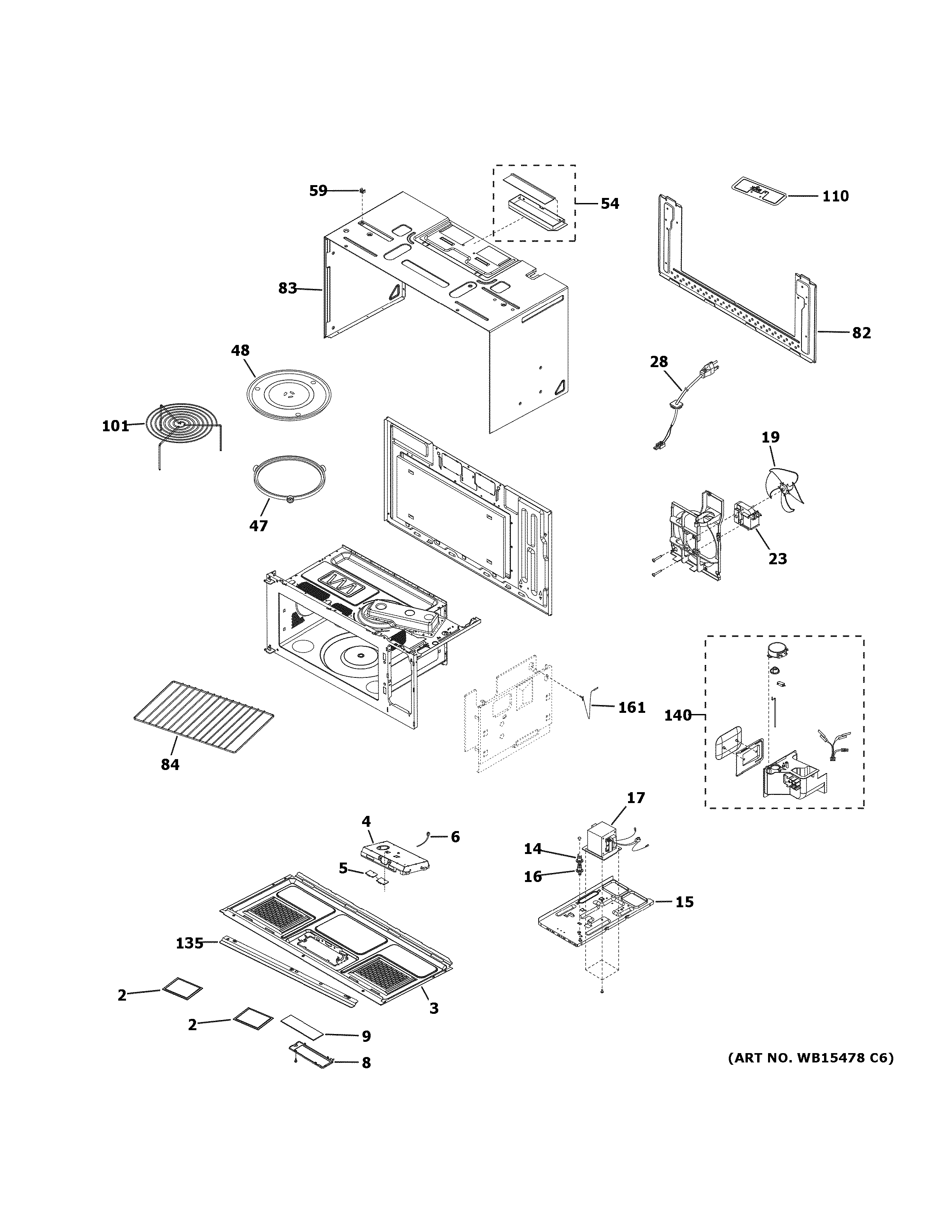 OVEN CAVITY PARTS (2)