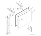 GE XNE25JSKJFSS freezer door diagram