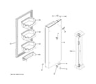 GE XNE25JSKJFSS fresh food door - rh diagram