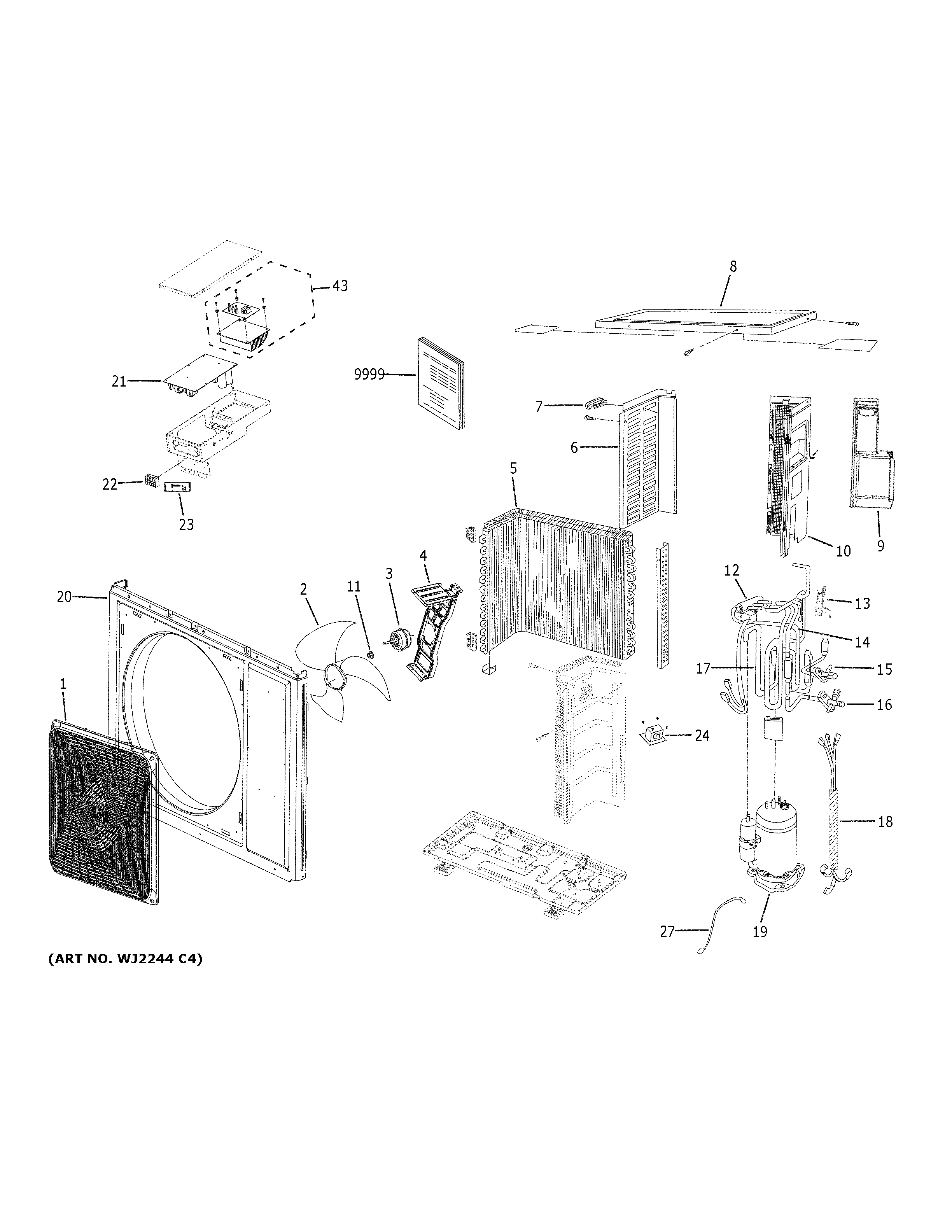 Ductless split a/c