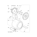 GE GTD45GASJ0WS drum diagram