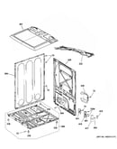 Cabinet & top panel