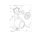 GE GTX42GASJ0WW drum diagram