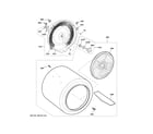 GE GTX65EBSJ1WS drum diagram