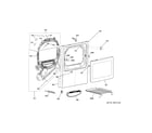 GE GTD65GBPL0DG front panel & door diagram