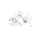 GE GFD40GSCM0WW front panel diagram