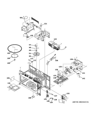 Oven cavity parts