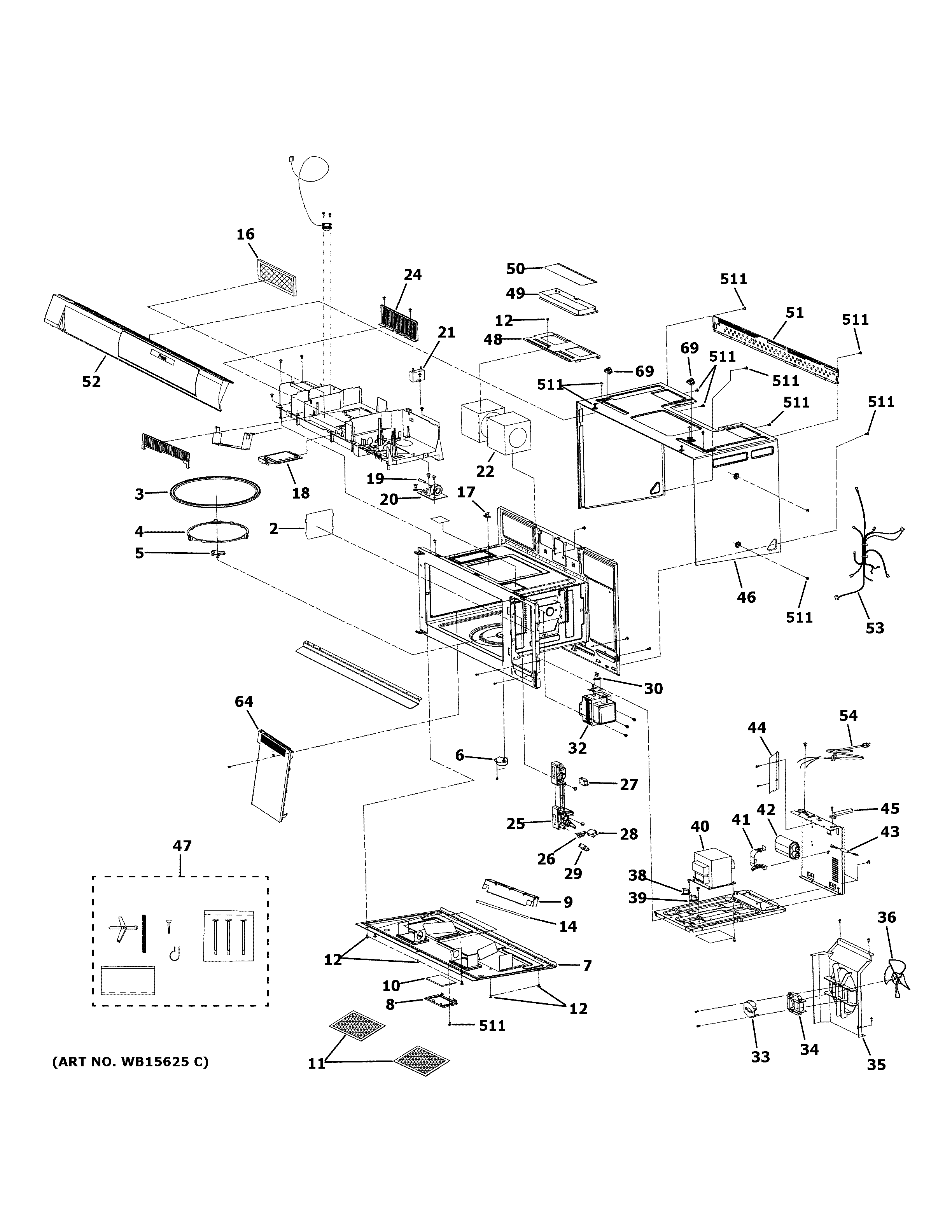 OVEN CAVITY PARTS