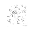 GE JVM6175YK2FS oven cavity parts diagram