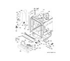 GE GDT580SGF8BB body parts diagram