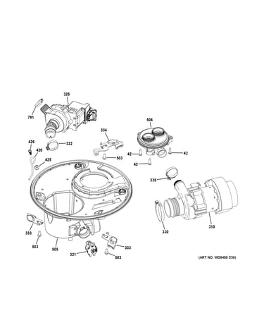 Sump & motor mechanism