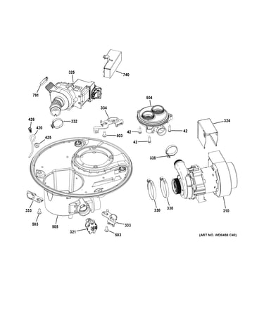 Sump & motor mechanism
