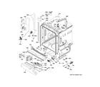 GE DDT595SFL4DS body parts (1) diagram