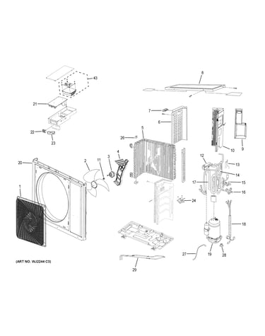 Ductless split a/c