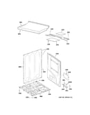 Cabinet & top panel