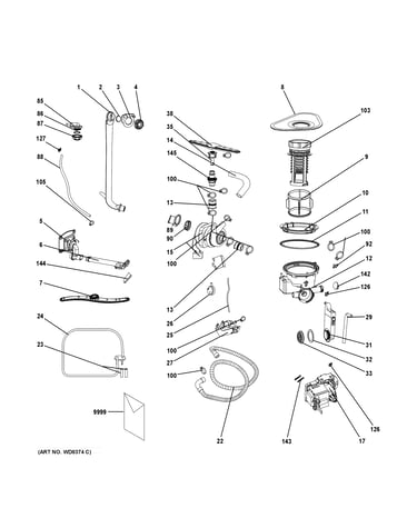 Motor-pump mechanism