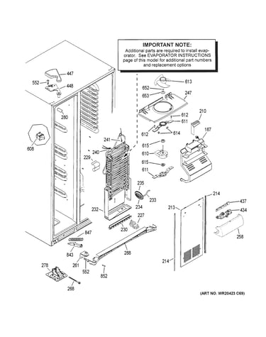 Freezer section