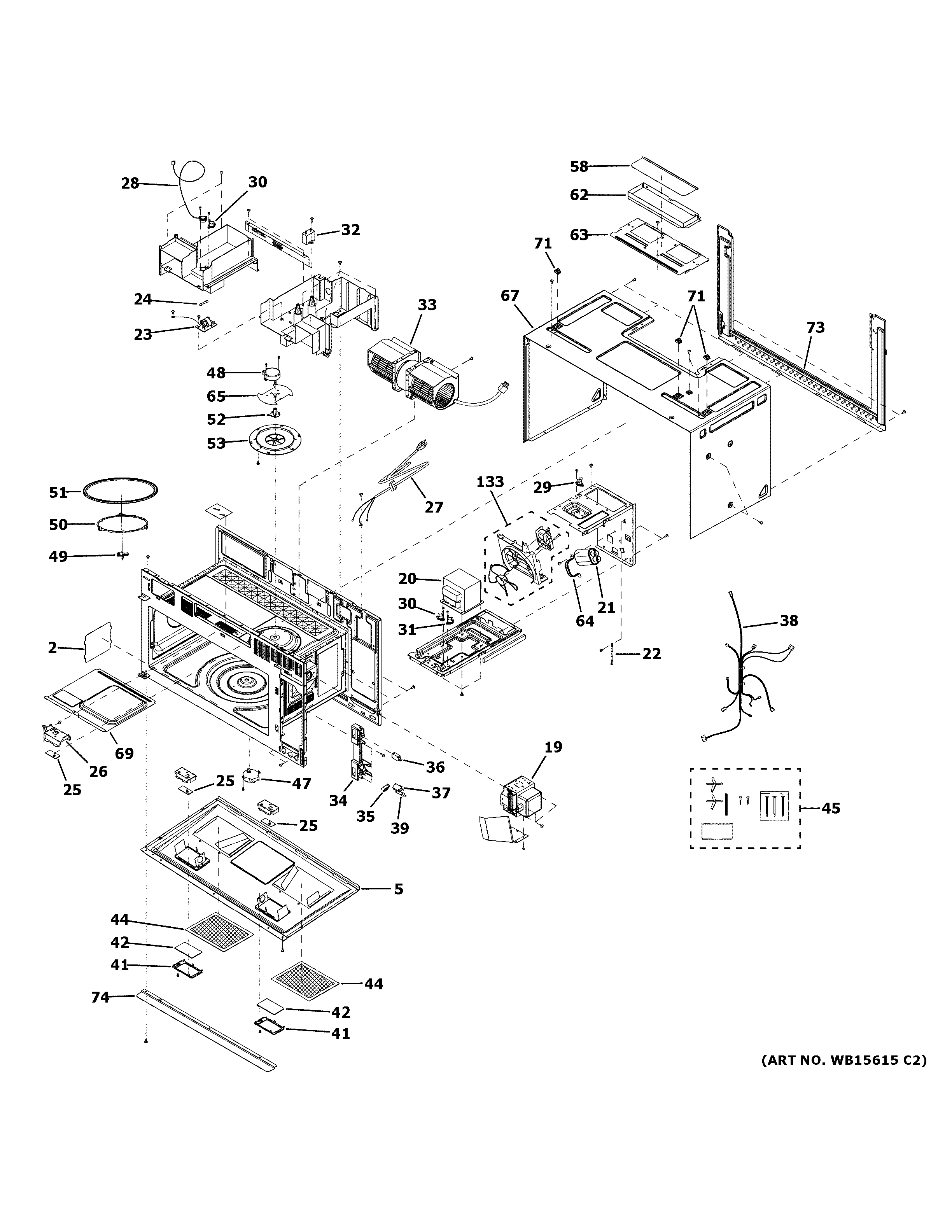 OVEN CAVITY PARTS