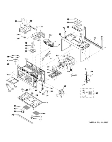Oven cavity parts