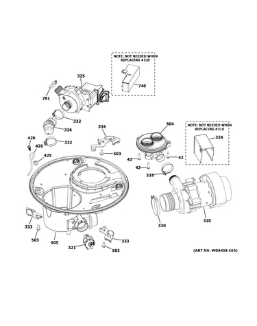 Sump & motor mechanism