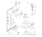 GE GSS25GGHKCBB fresh food section diagram