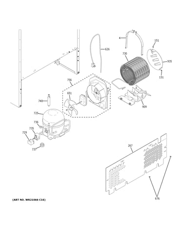 Machine compartment