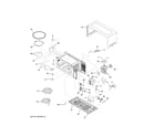 GE PEB9159SJ3SS oven cavity parts diagram