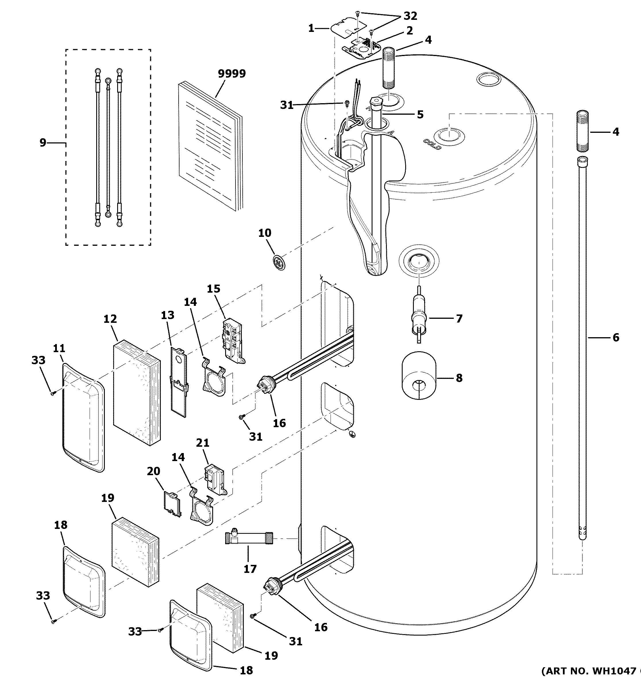 Water heater assembly