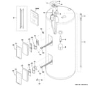 GE GE30T08BAM01 water heater assembly diagram