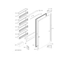 GE ZIR300NPKAII door diagram